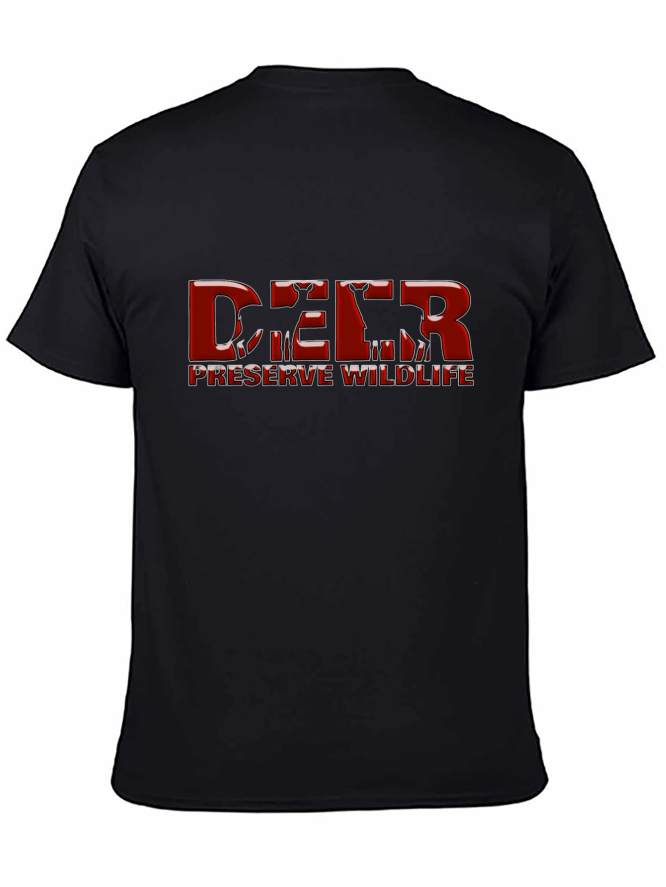 Deer Preserve Wildlife Graphic T-Shirt