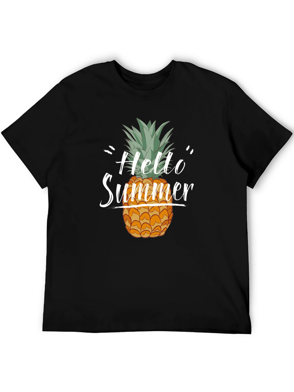 Hello Summer Pineapple Graphic Tee