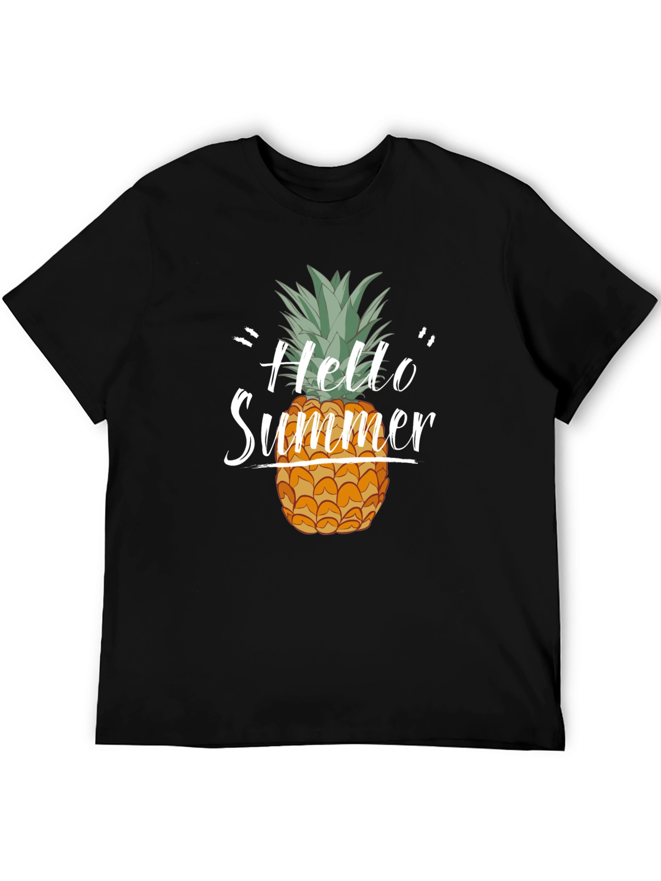 Hello Summer Pineapple Graphic Tee