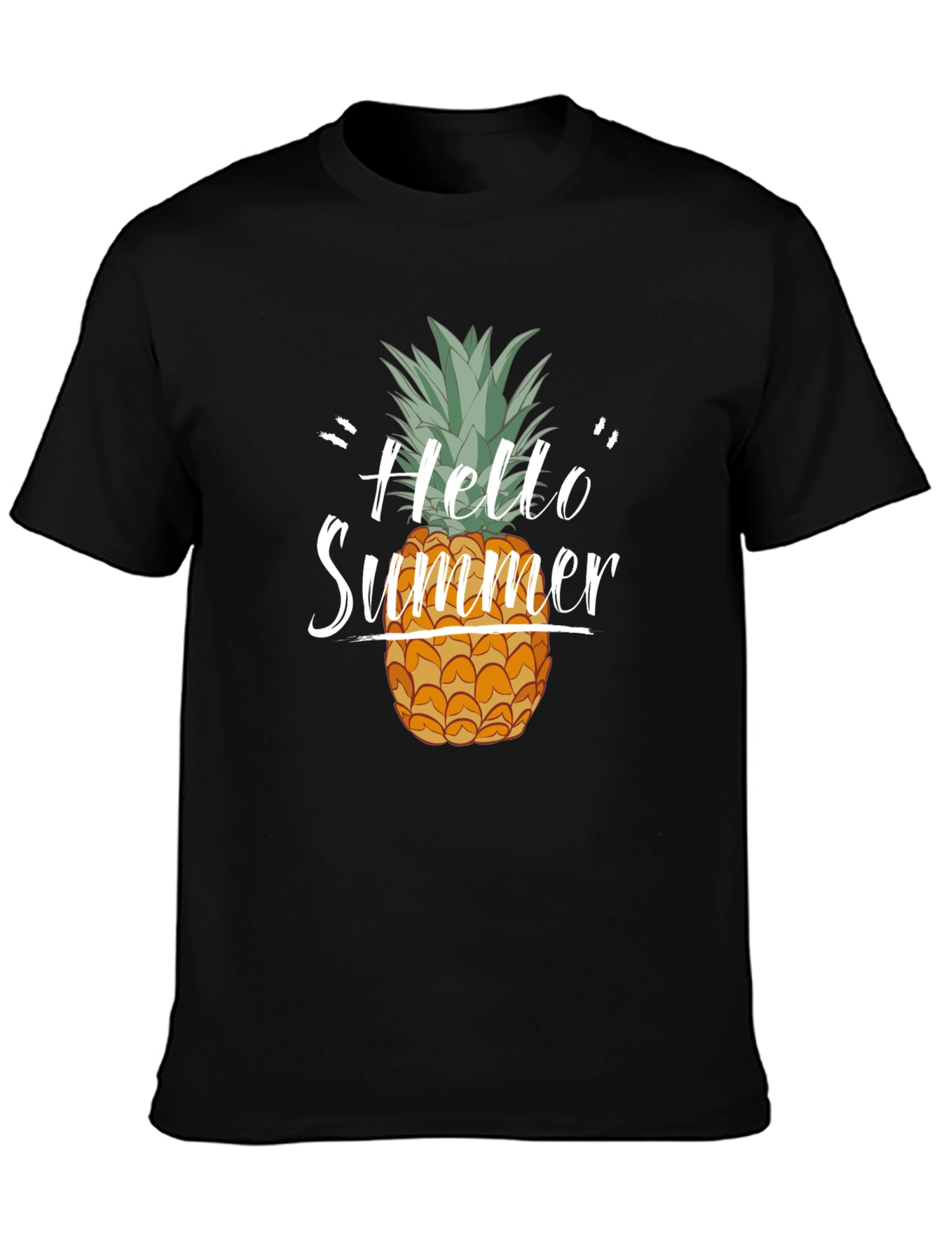 Hello Summer Pineapple Graphic Tee