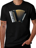 Accordion Graphic Tee - Musical Style