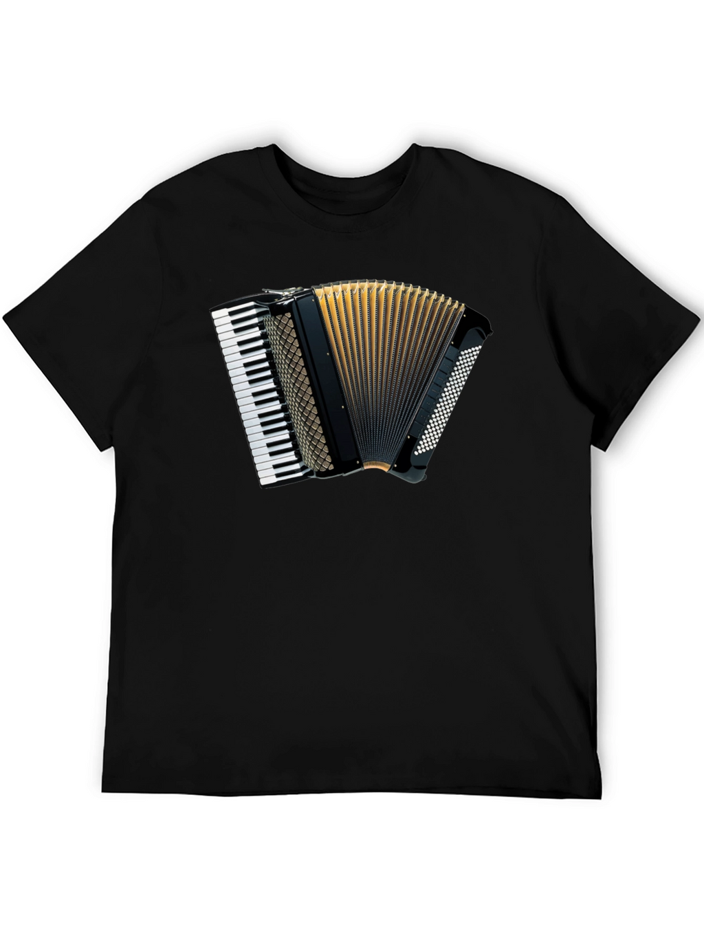 Accordion Graphic Tee - Musical Style