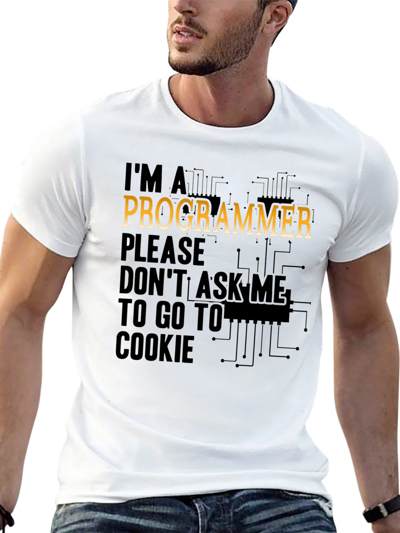 Programmer T-Shirt: Dont Ask Me to Go to Cookie!