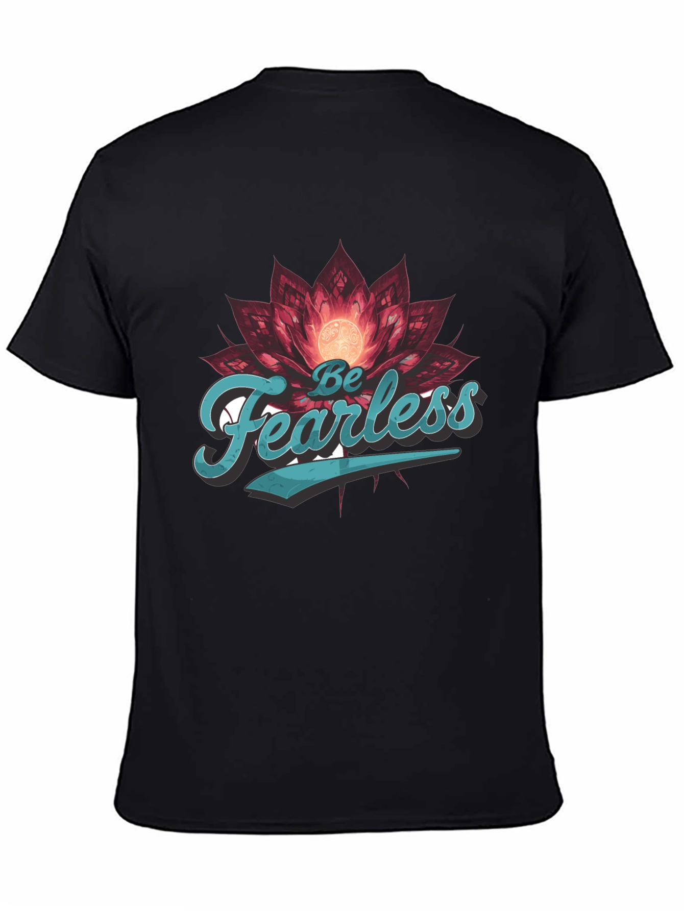 Be Fearless Graphic Tee - Lotus Design