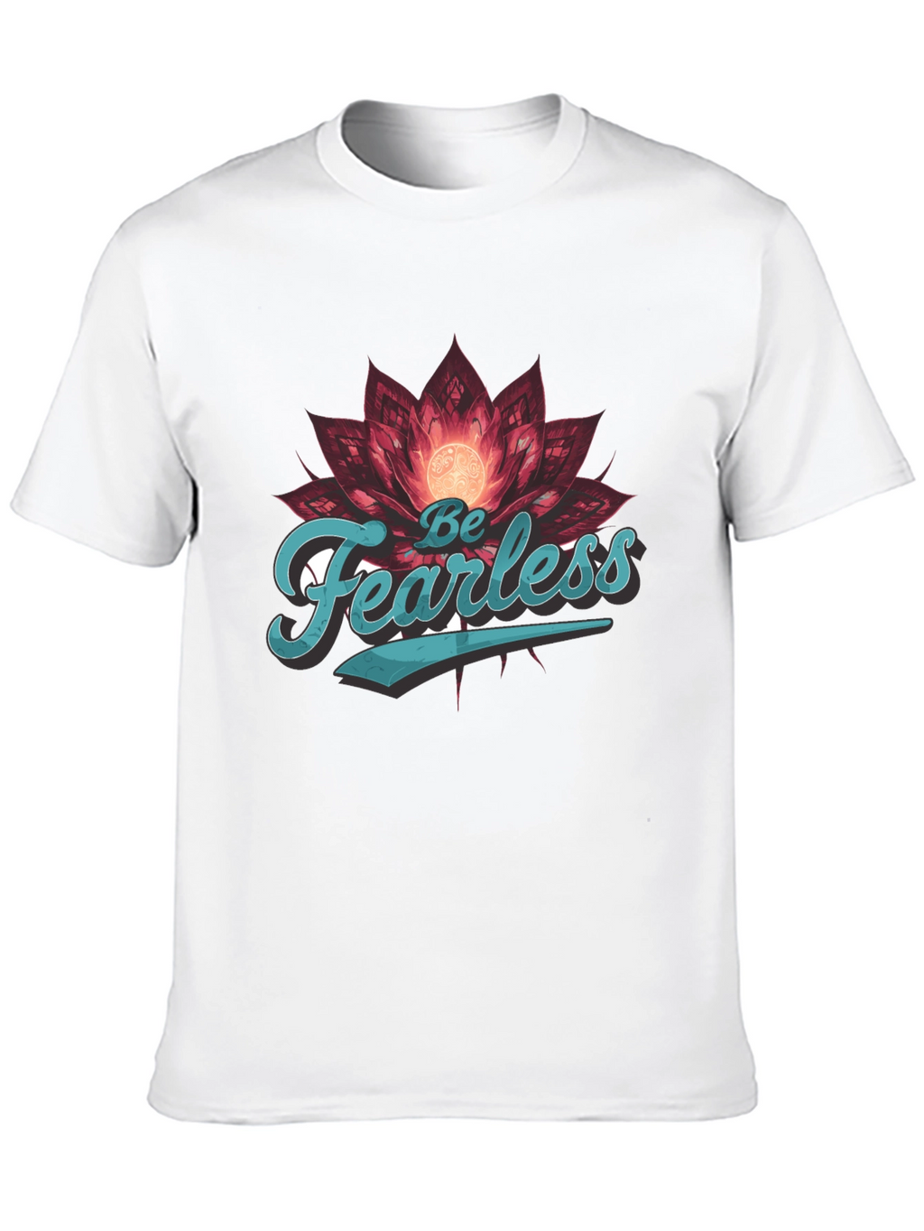 Be Fearless Graphic Tee - Lotus Design