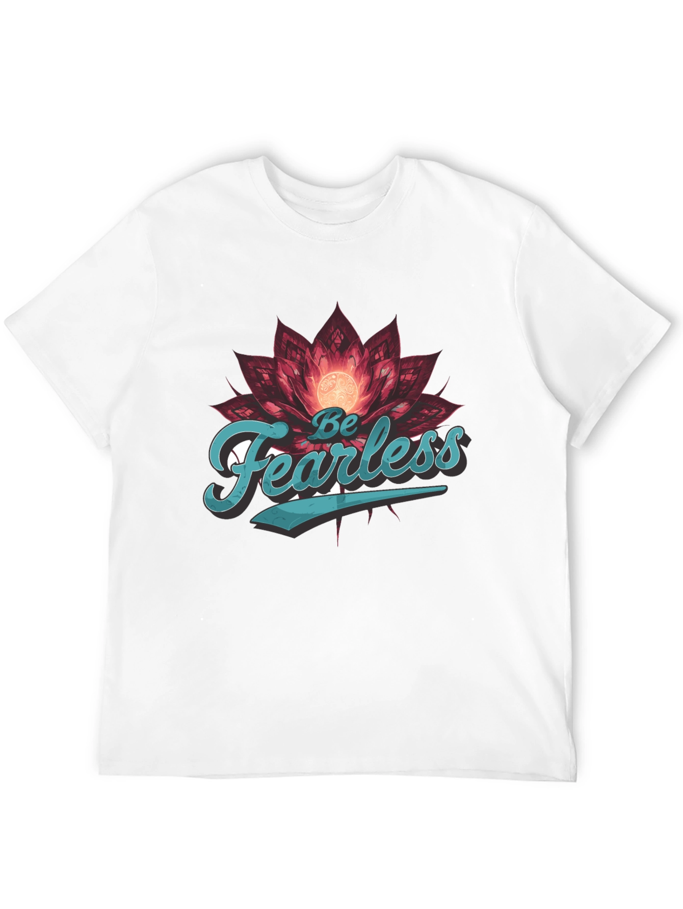 Be Fearless Graphic Tee - Lotus Design