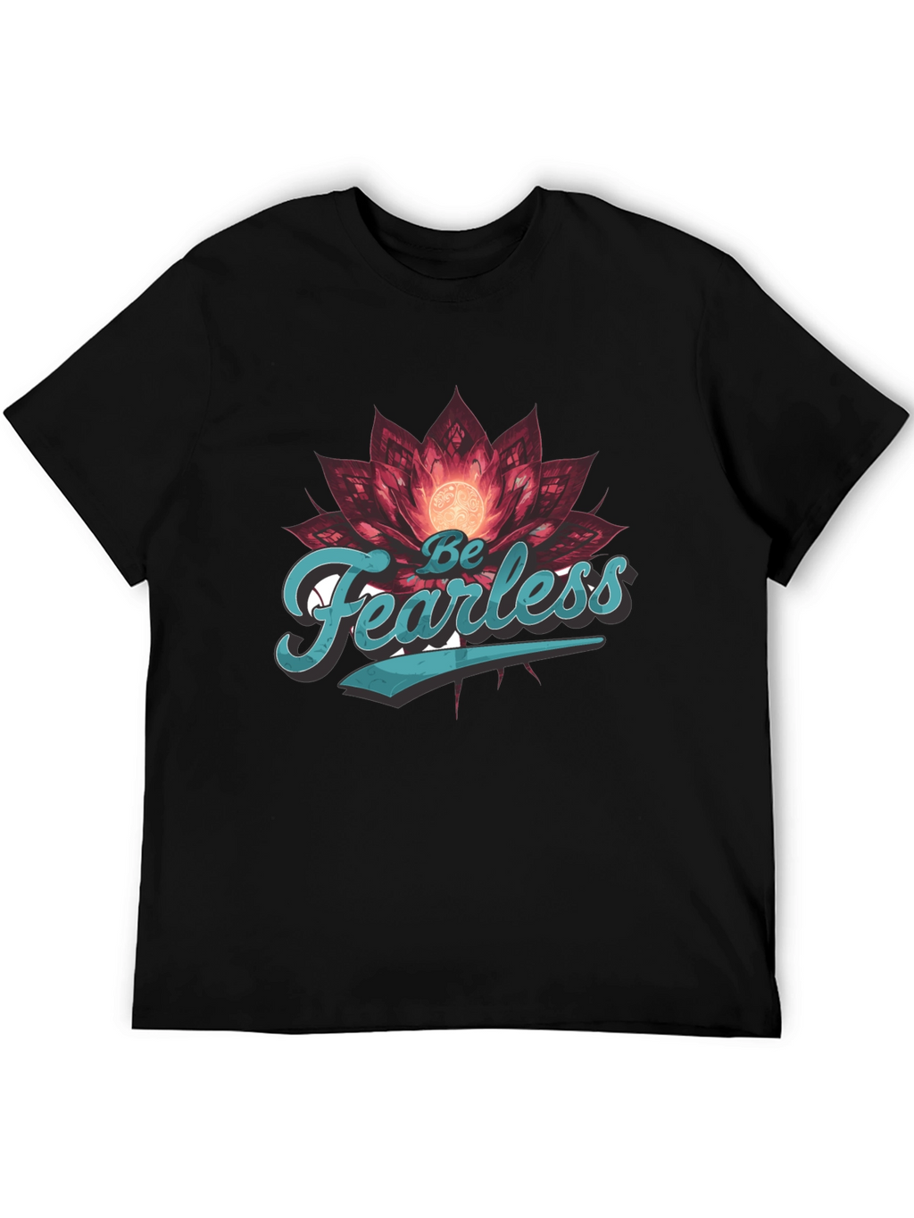 Be Fearless Graphic Tee - Lotus Design
