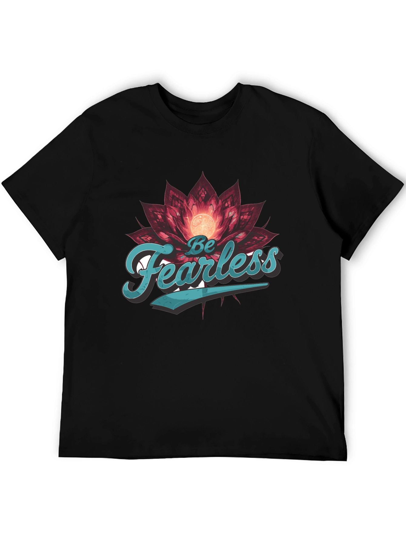 Be Fearless Graphic Tee - Lotus Design