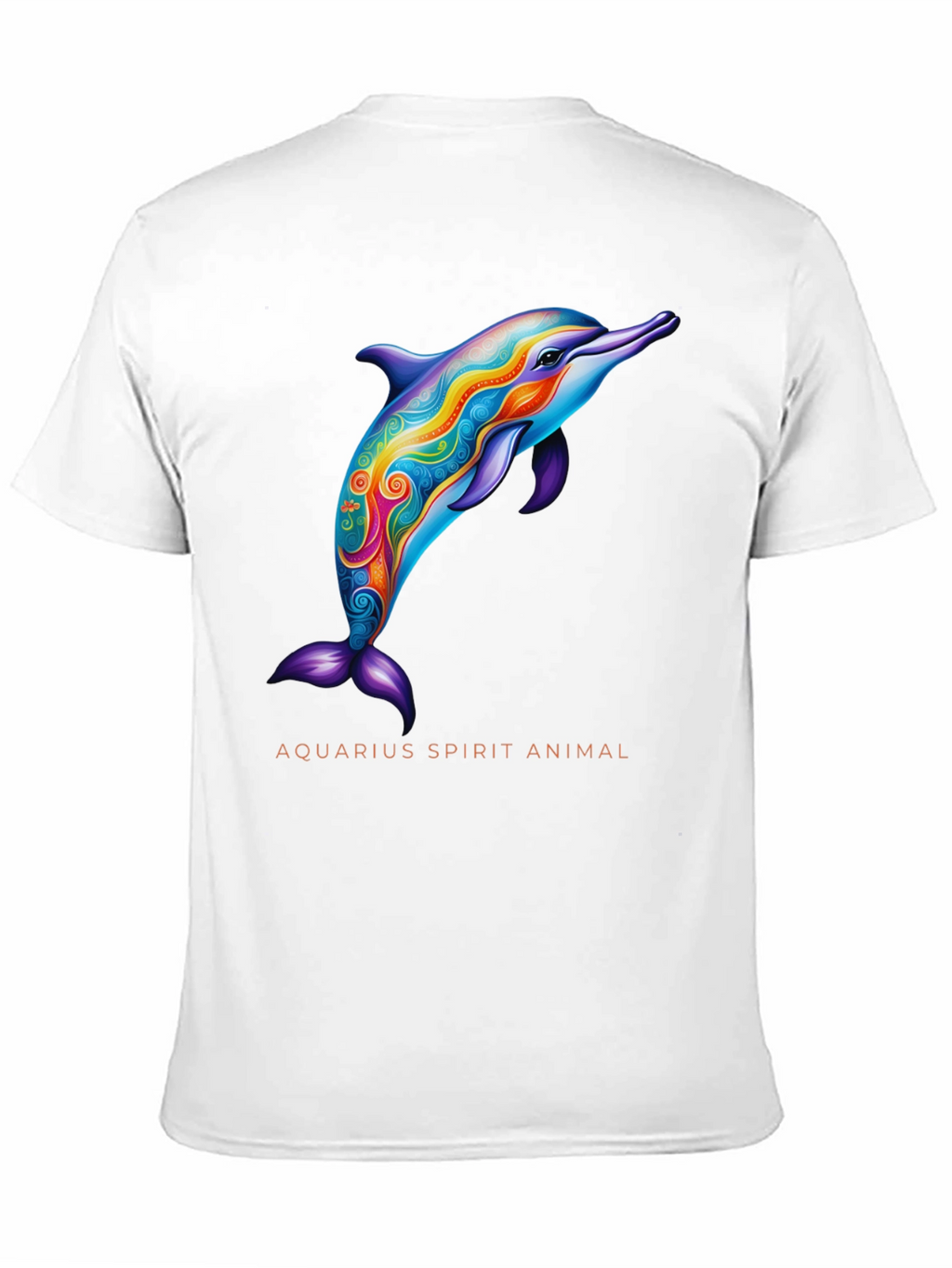 Aquarius Spirit Animal Dolphin Graphic Tee
