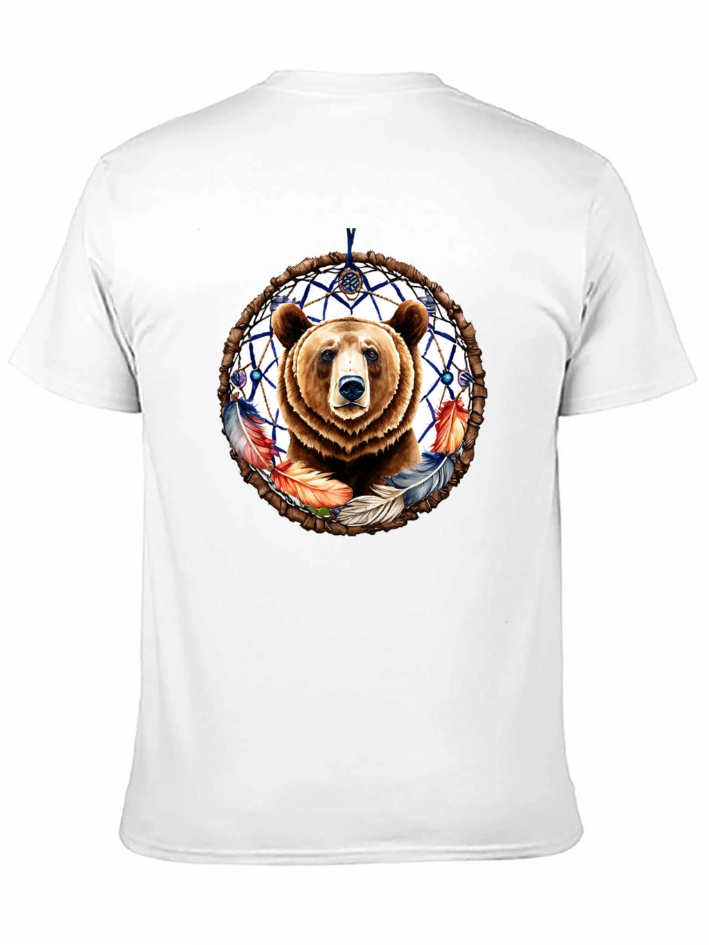 Bear Dreamcatcher Graphic Tee - Black
