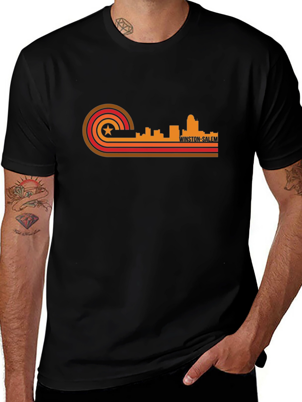 Retro Winston-Salem Graphic Tee