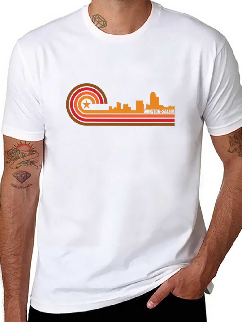 Retro Winston-Salem Graphic Tee