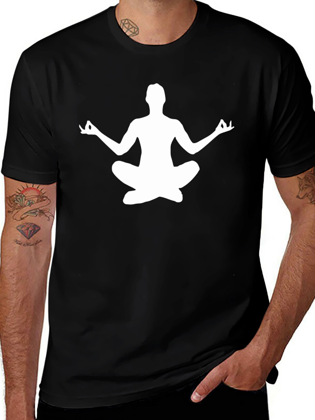 Yoga Meditation Graphic T-Shirt - Relax & Unwind