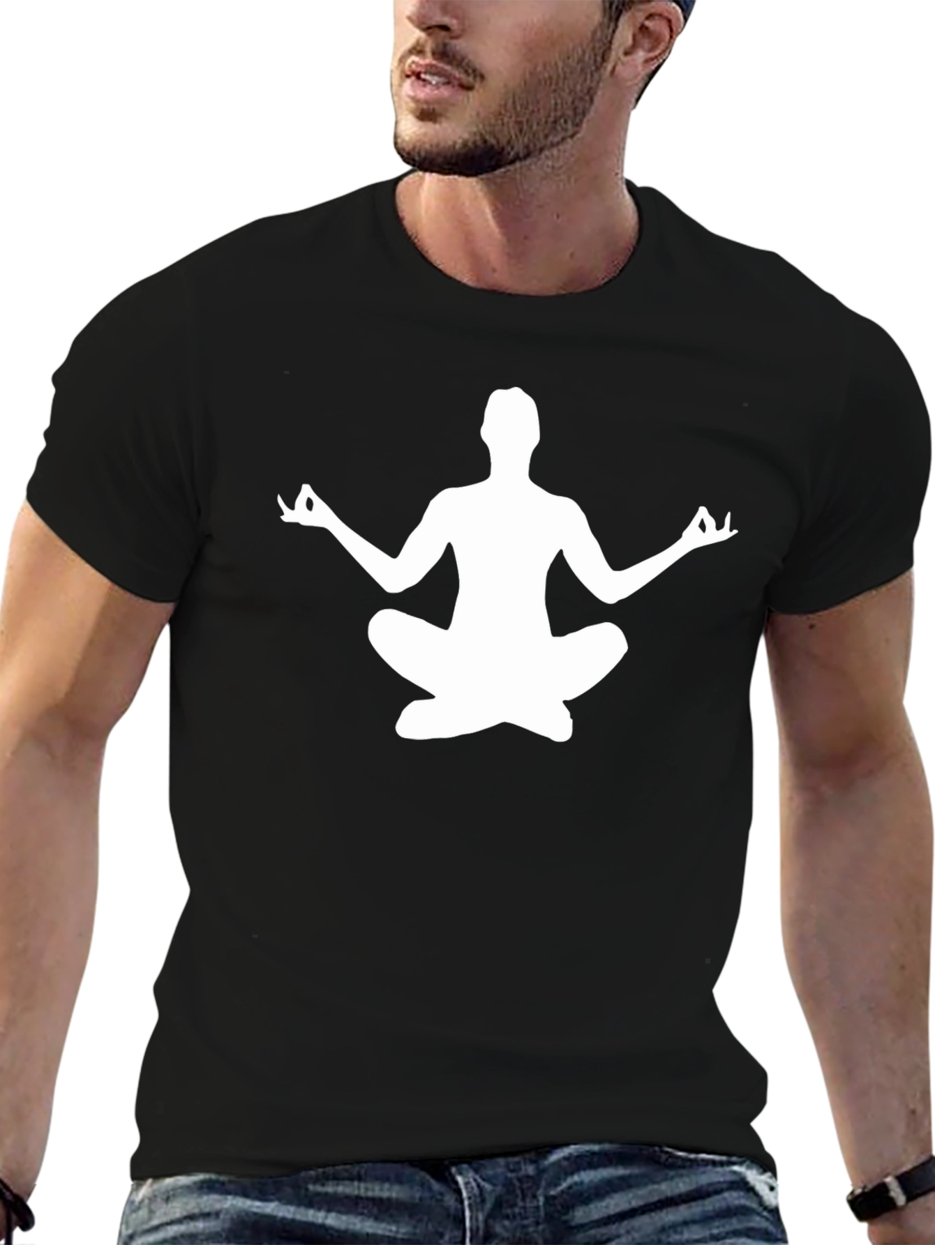 Yoga Meditation Graphic T-Shirt - Relax & Unwind