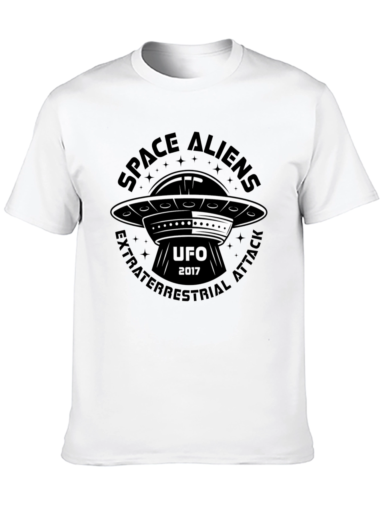 Space Aliens UFO T-Shirt - Extraterrestrial Attack 2017