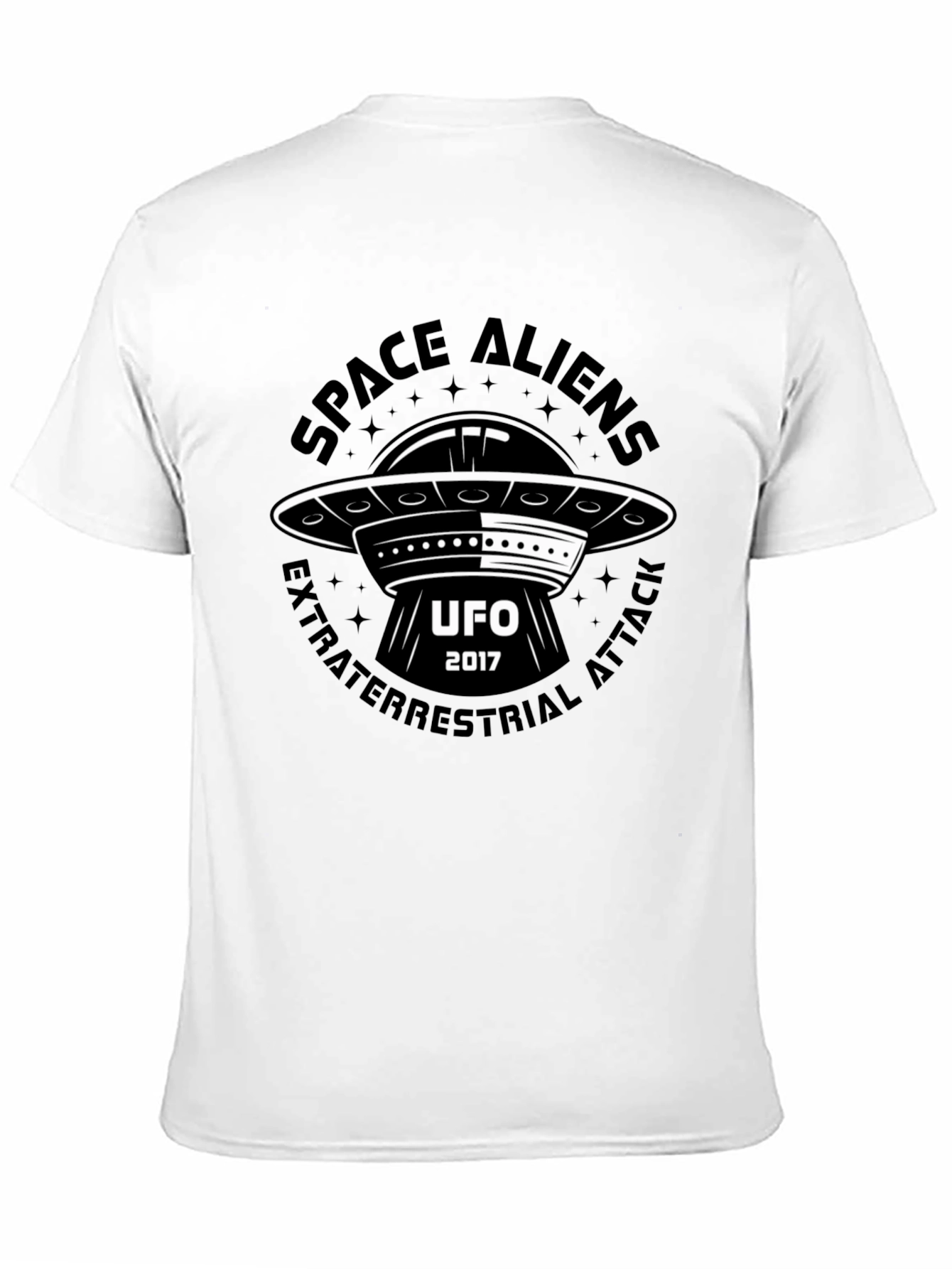 Space Aliens UFO T-Shirt - Extraterrestrial Attack 2017