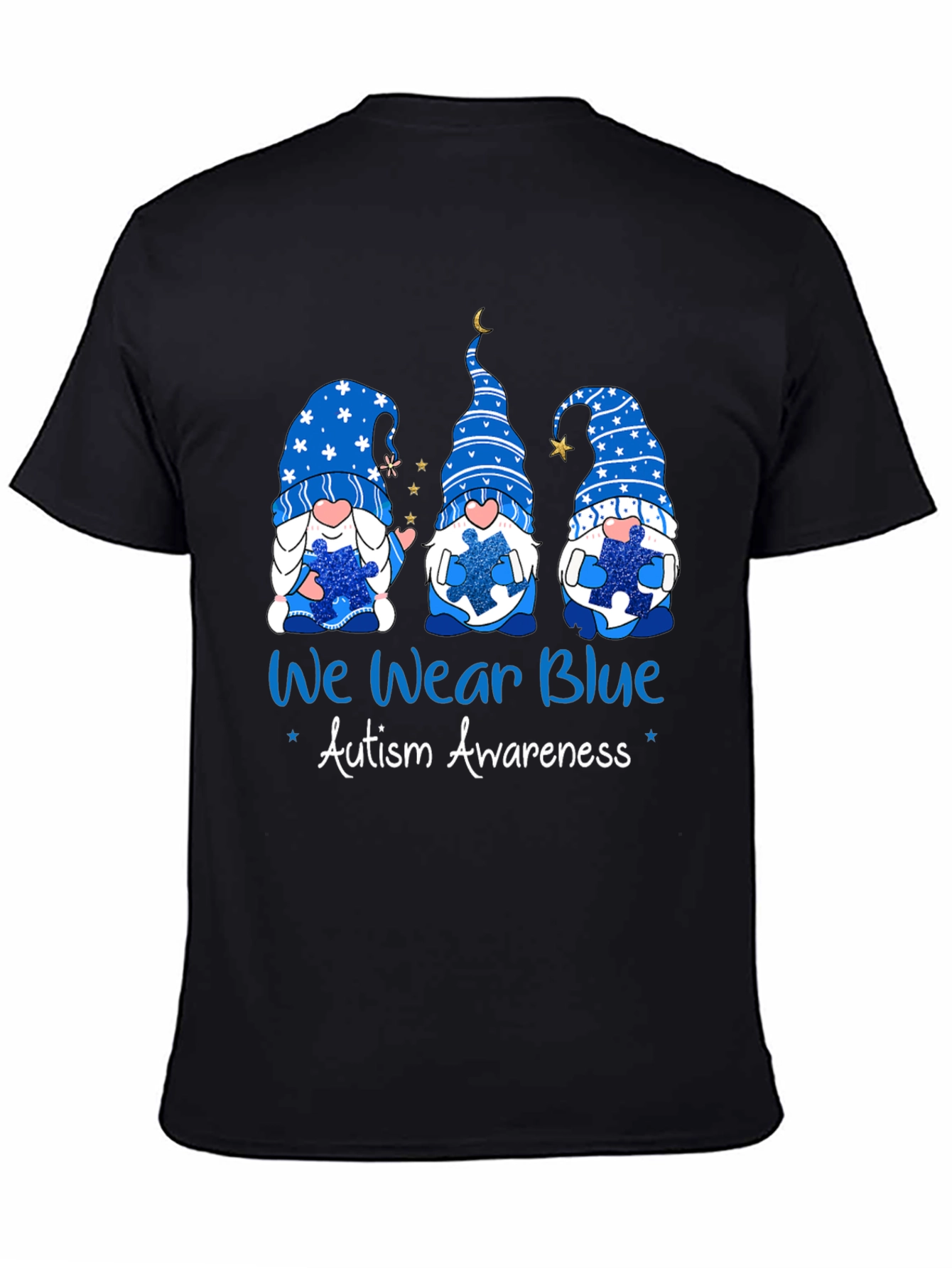 Autism Awareness Blue Gnome T-Shirt