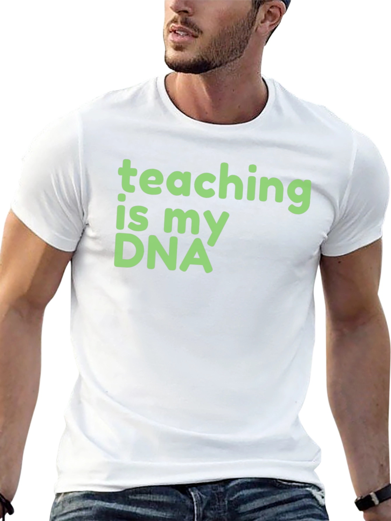 Teaching Is My DNA Black T-Shirt