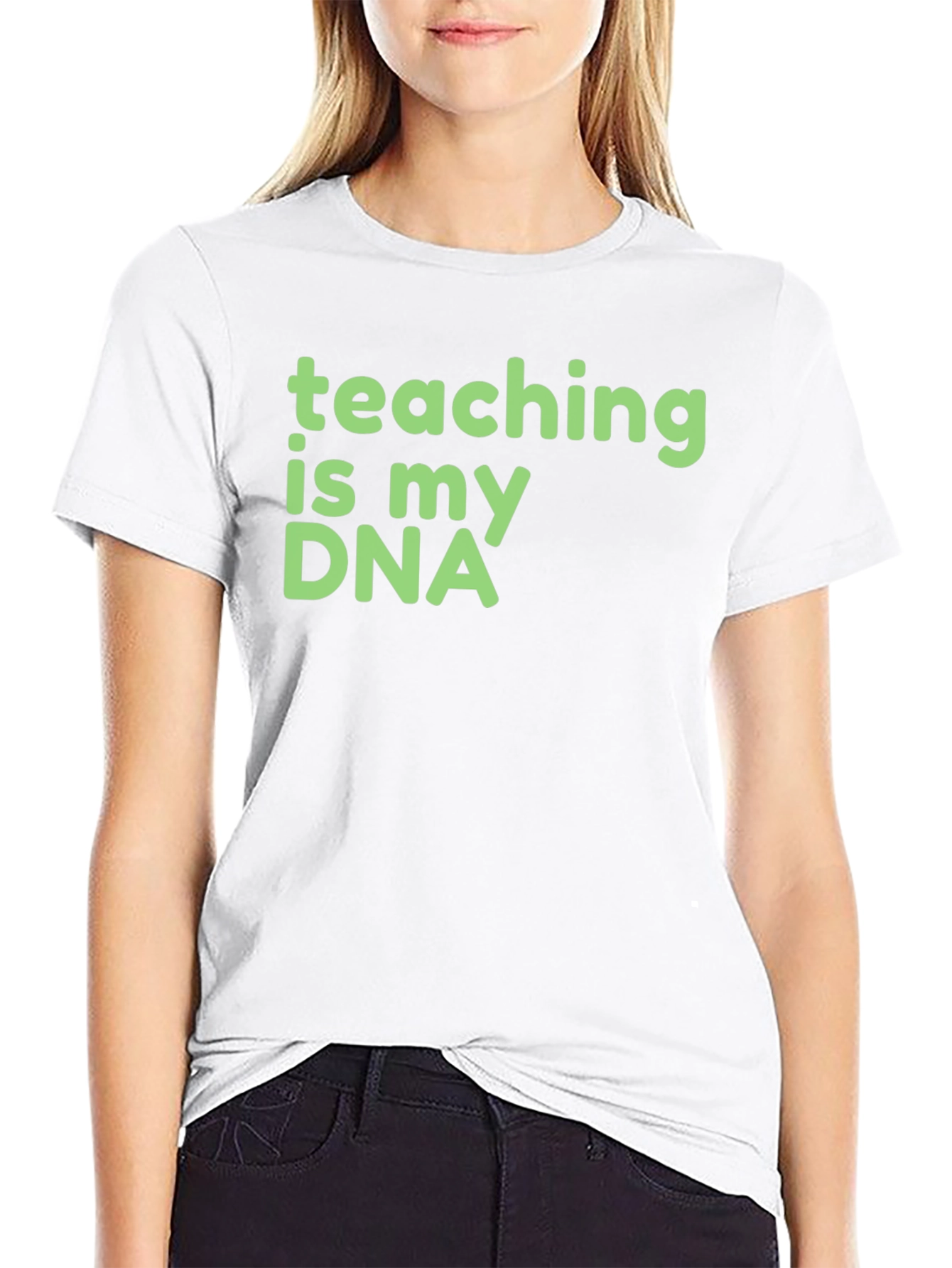 Teaching Is My DNA Black T-Shirt