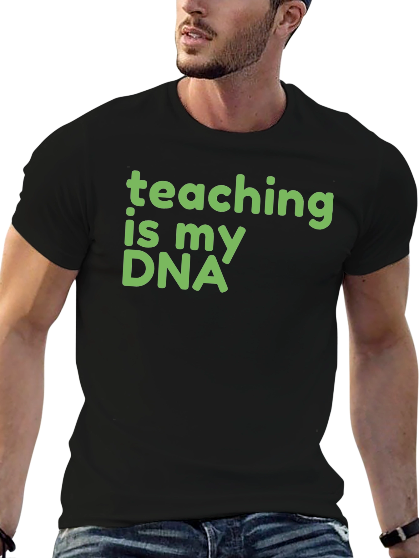 Teaching Is My DNA Black T-Shirt