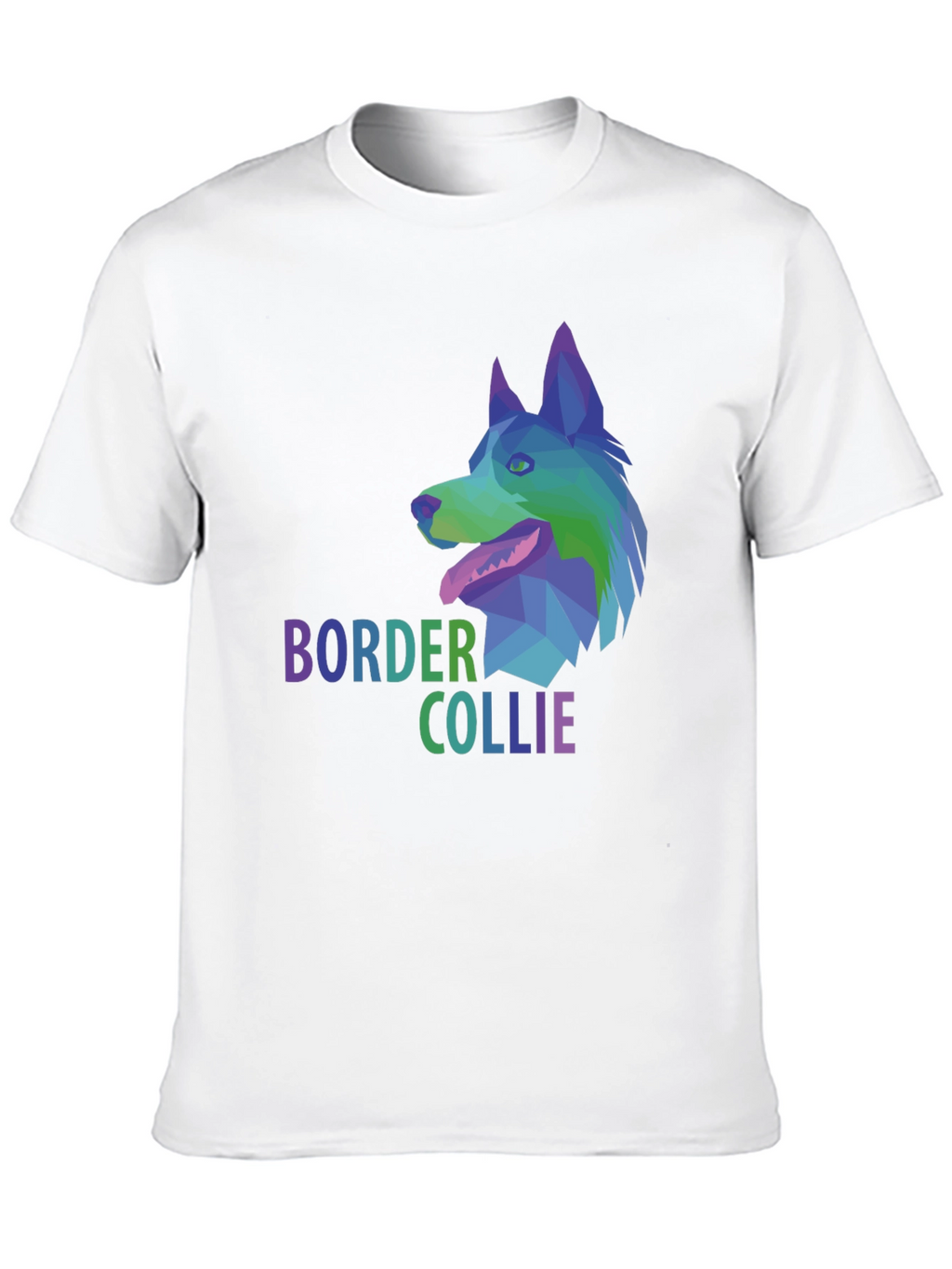 Border Collie Graphic Print T-Shirt