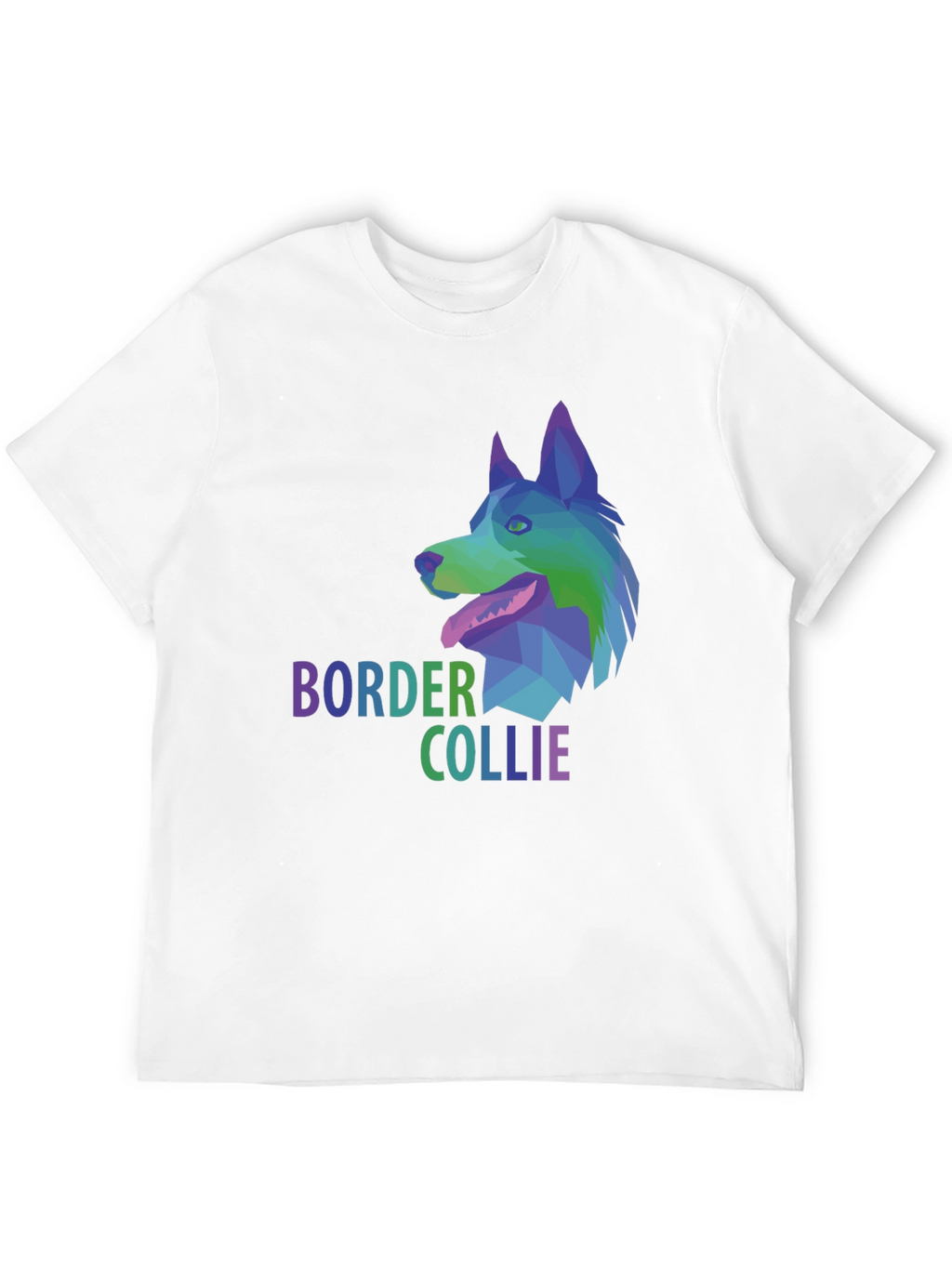 Border Collie Graphic Print T-Shirt