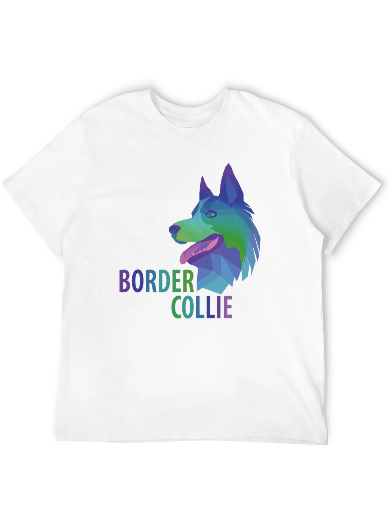 Border Collie Graphic Print T-Shirt