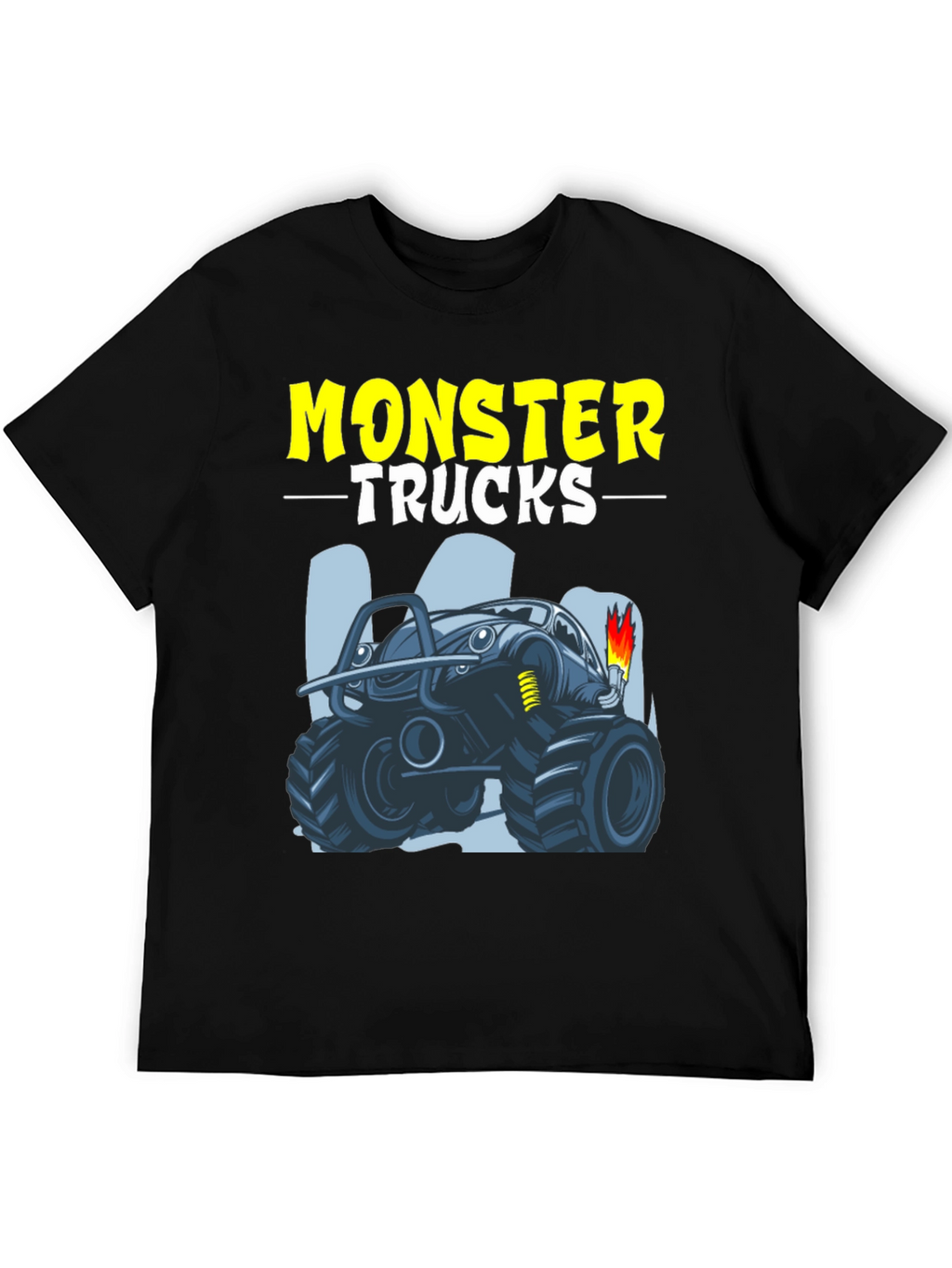 Monster Trucks Graphic Tee - Cool Design!
