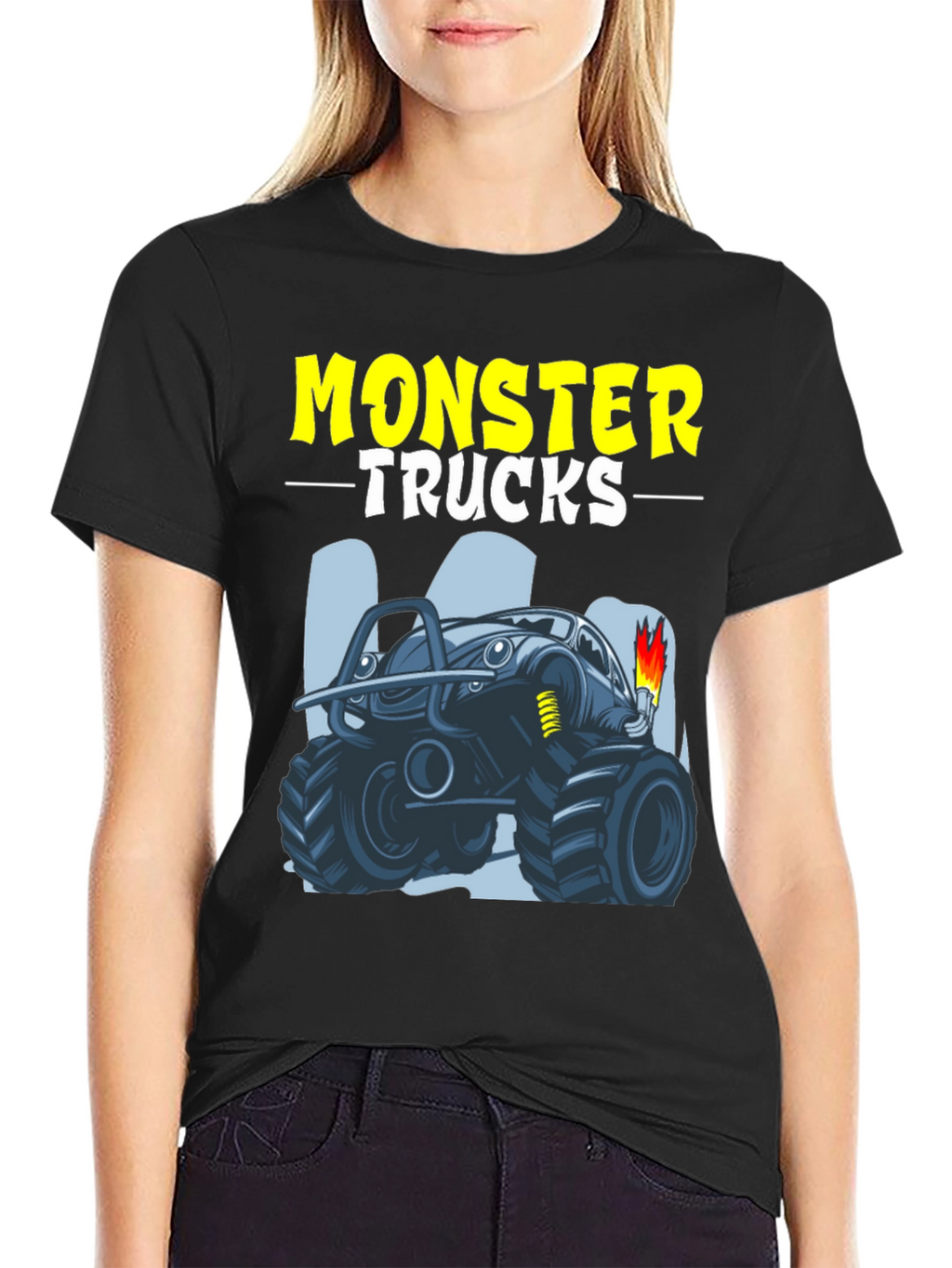 Monster Trucks Graphic Tee - Cool Design!