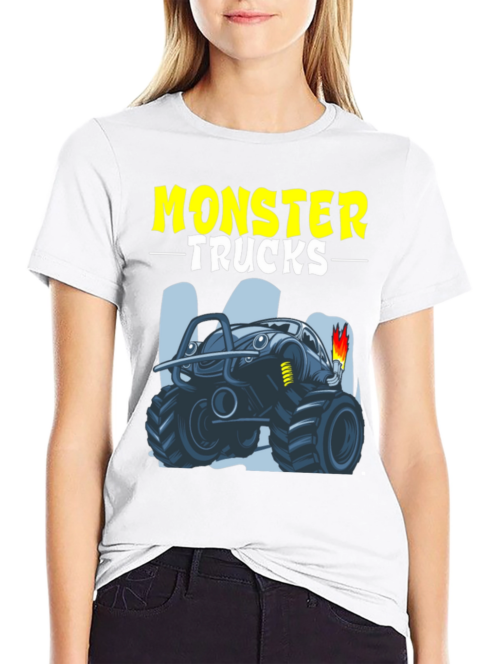 Monster Trucks Graphic Tee - Cool Design!
