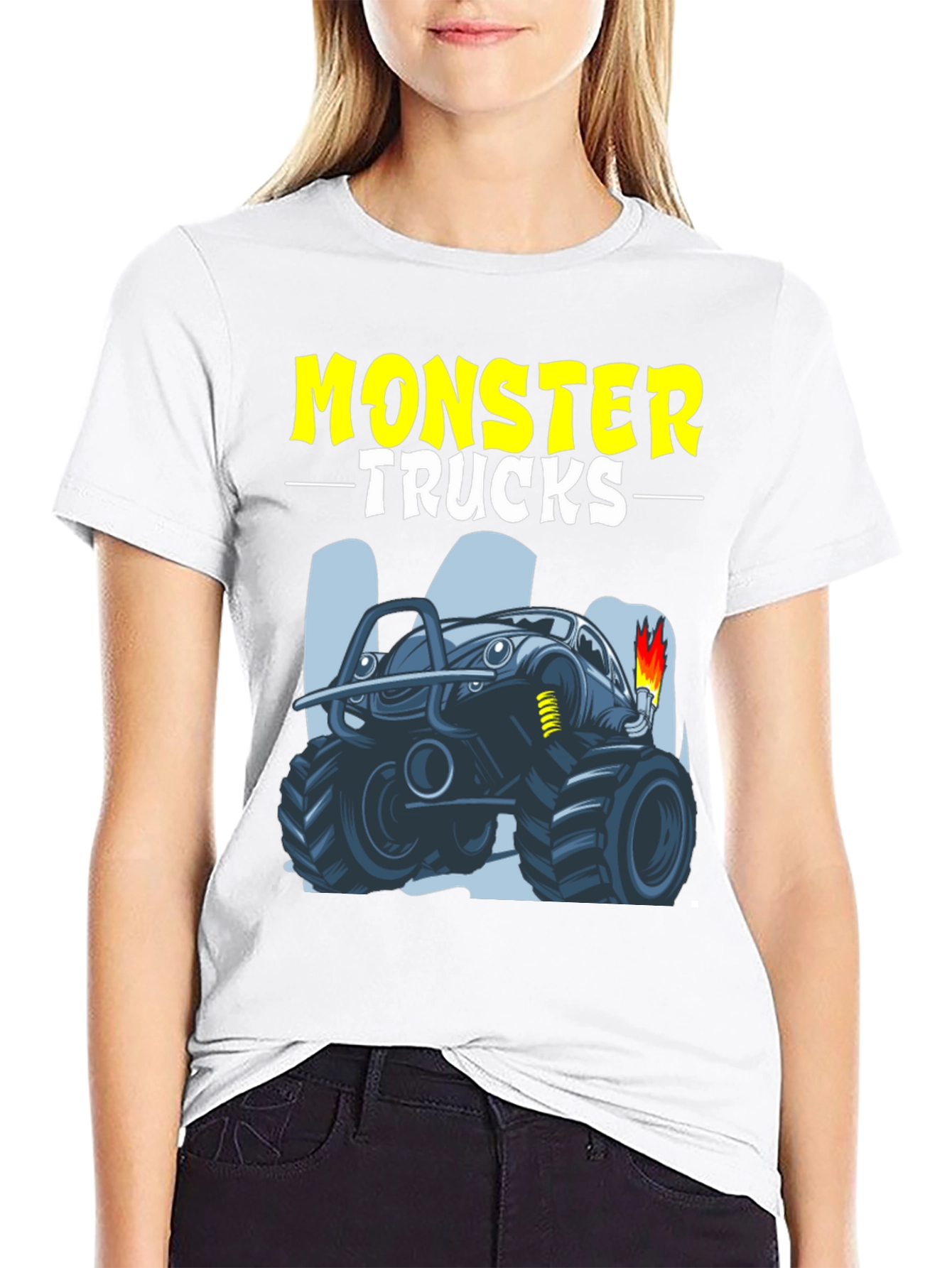 Monster Trucks Graphic Tee - Cool Design!