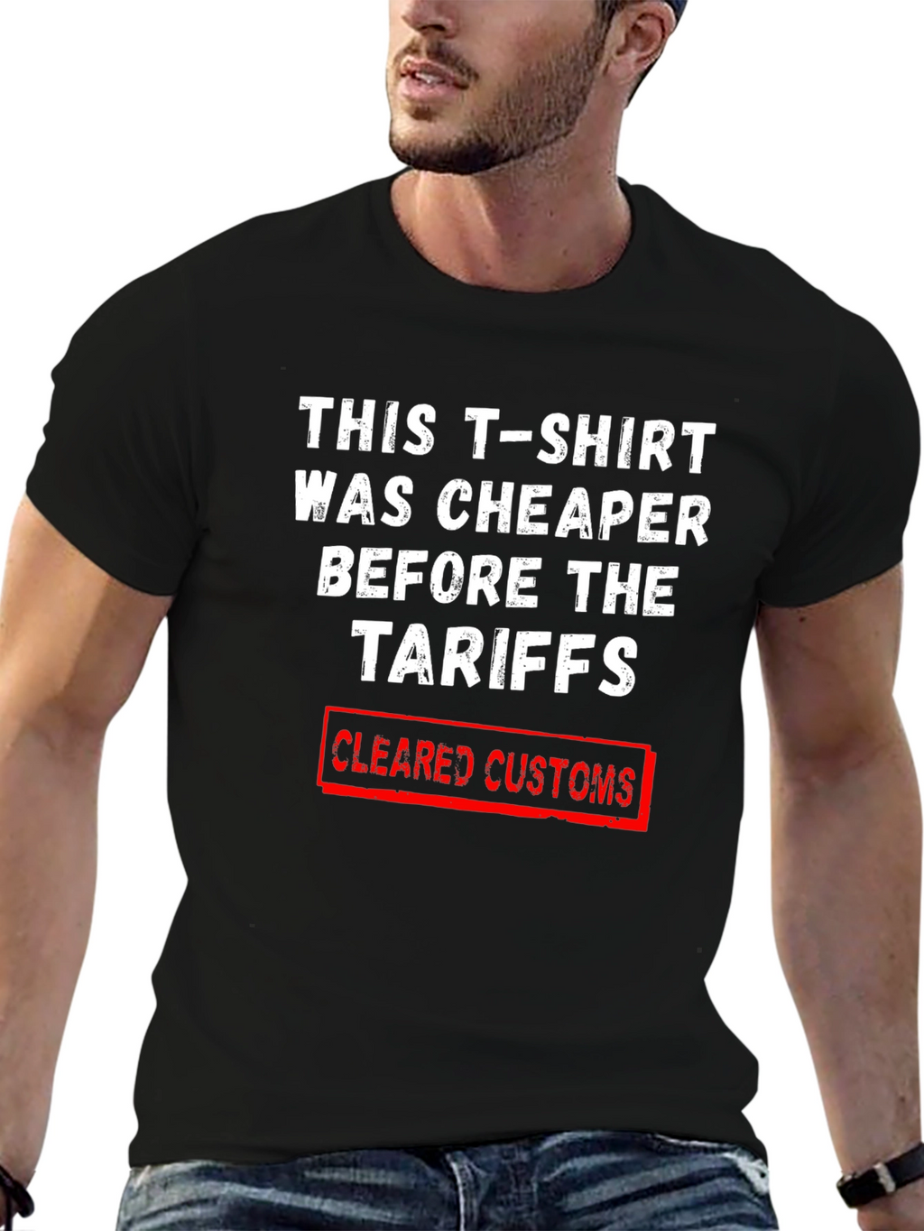 Tariff Humor T-Shirt - Cleared Customs