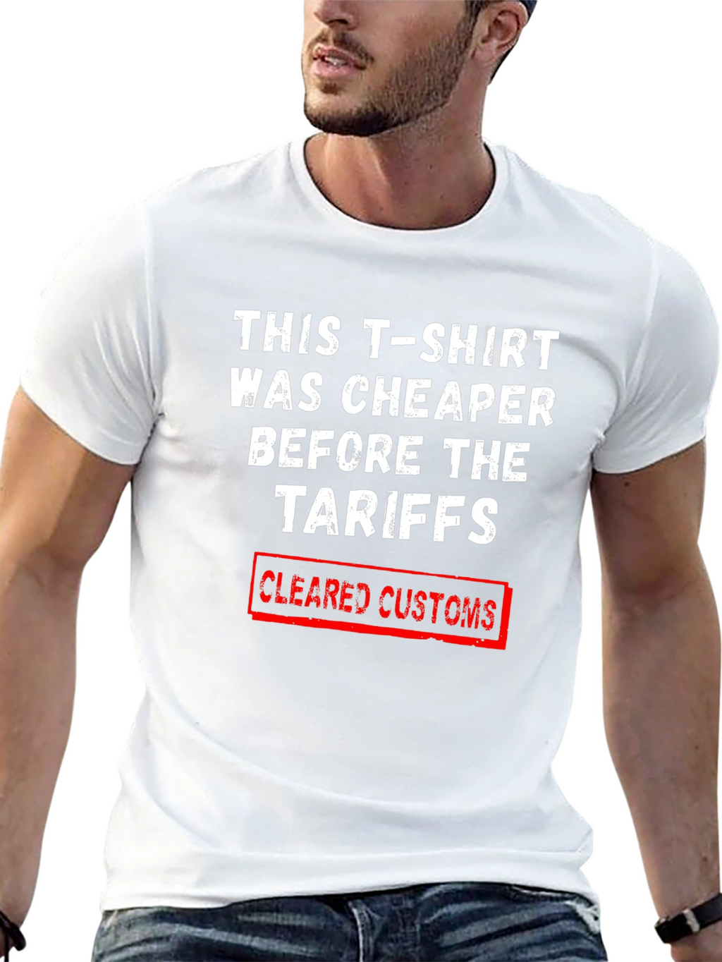 Tariff Humor T-Shirt - Cleared Customs