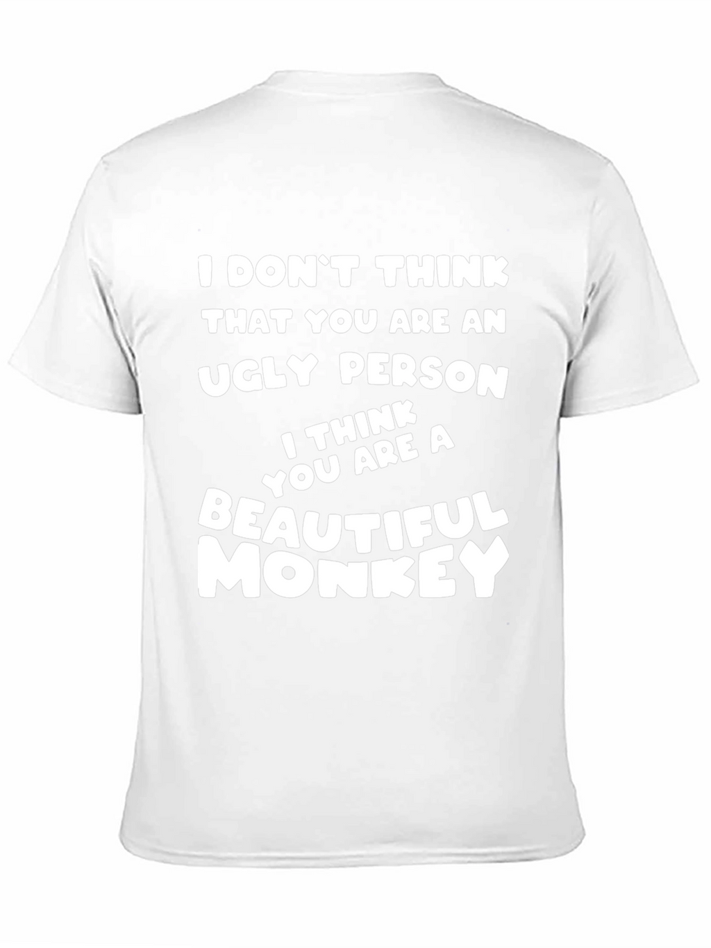 Funny Monkey Graphic T-Shirt - Humorous Novelty Tee
