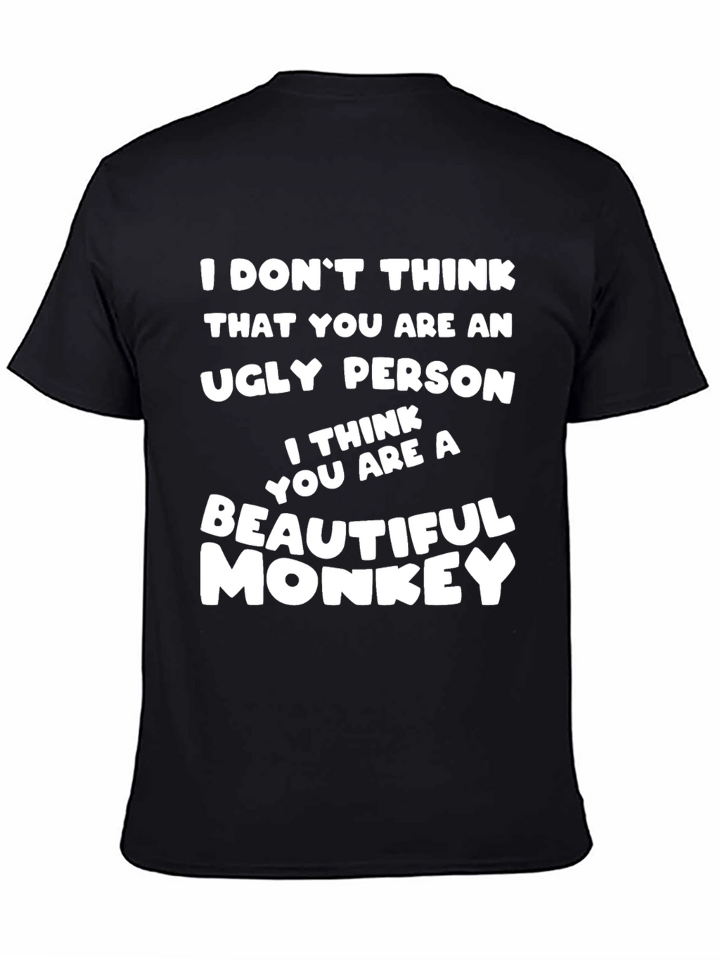 Funny Monkey Graphic T-Shirt - Humorous Novelty Tee