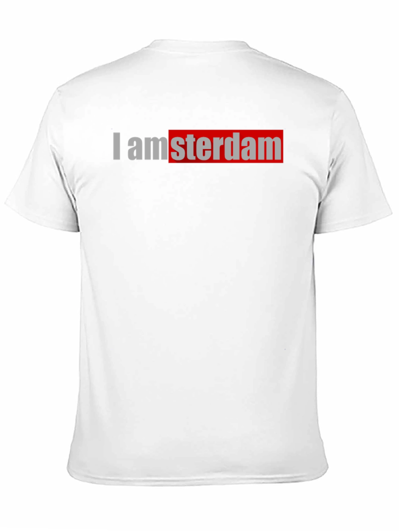 I amsterdam Black T-Shirt Trendy Graphic Tee