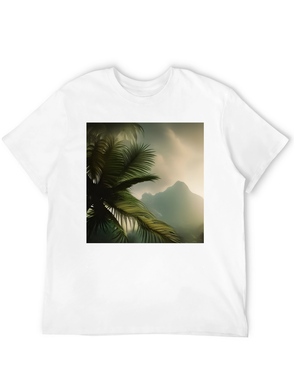 Tropical Palm Tee - Island Vibes T-Shirt
