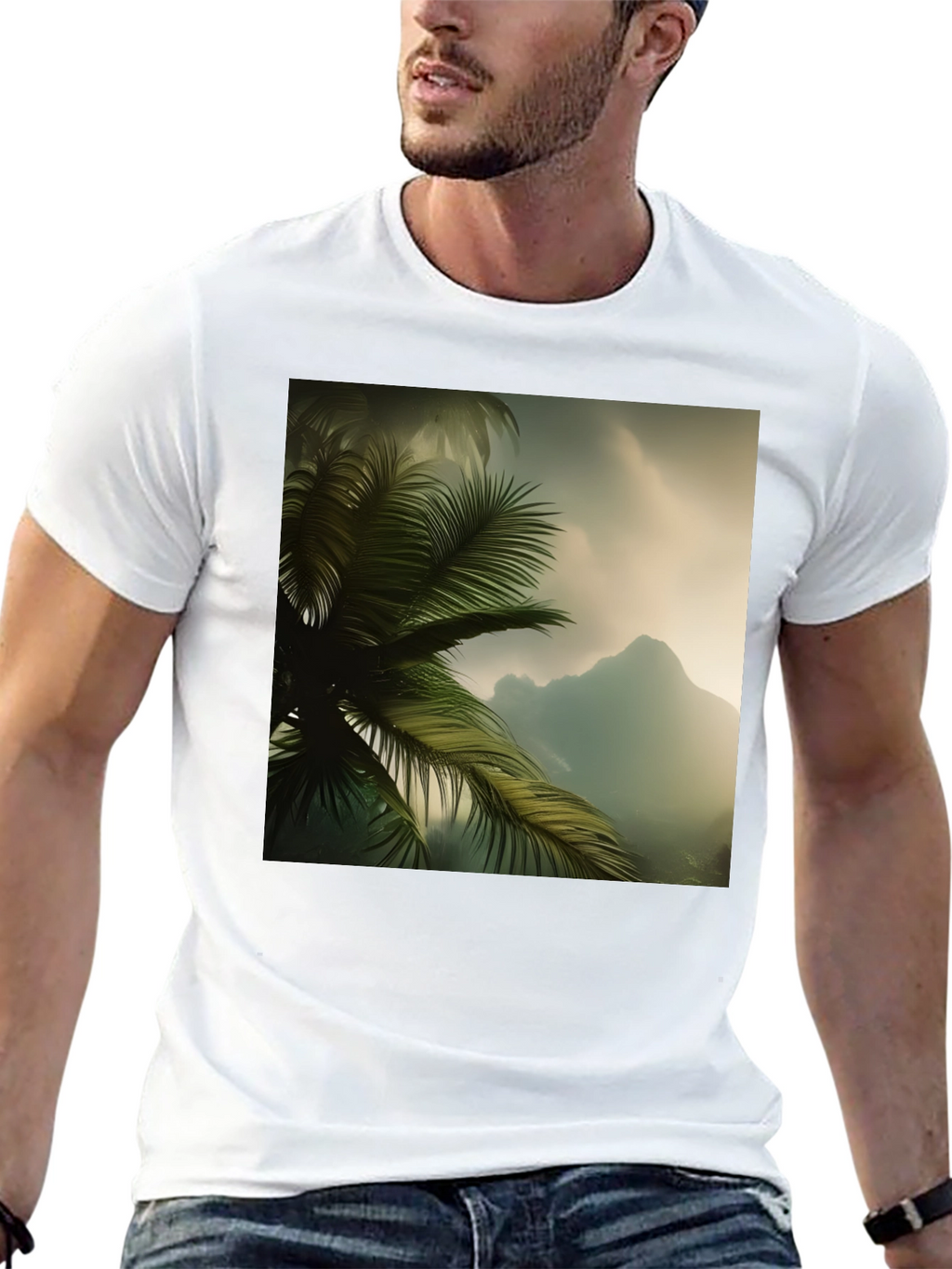 Tropical Palm Tee - Island Vibes T-Shirt