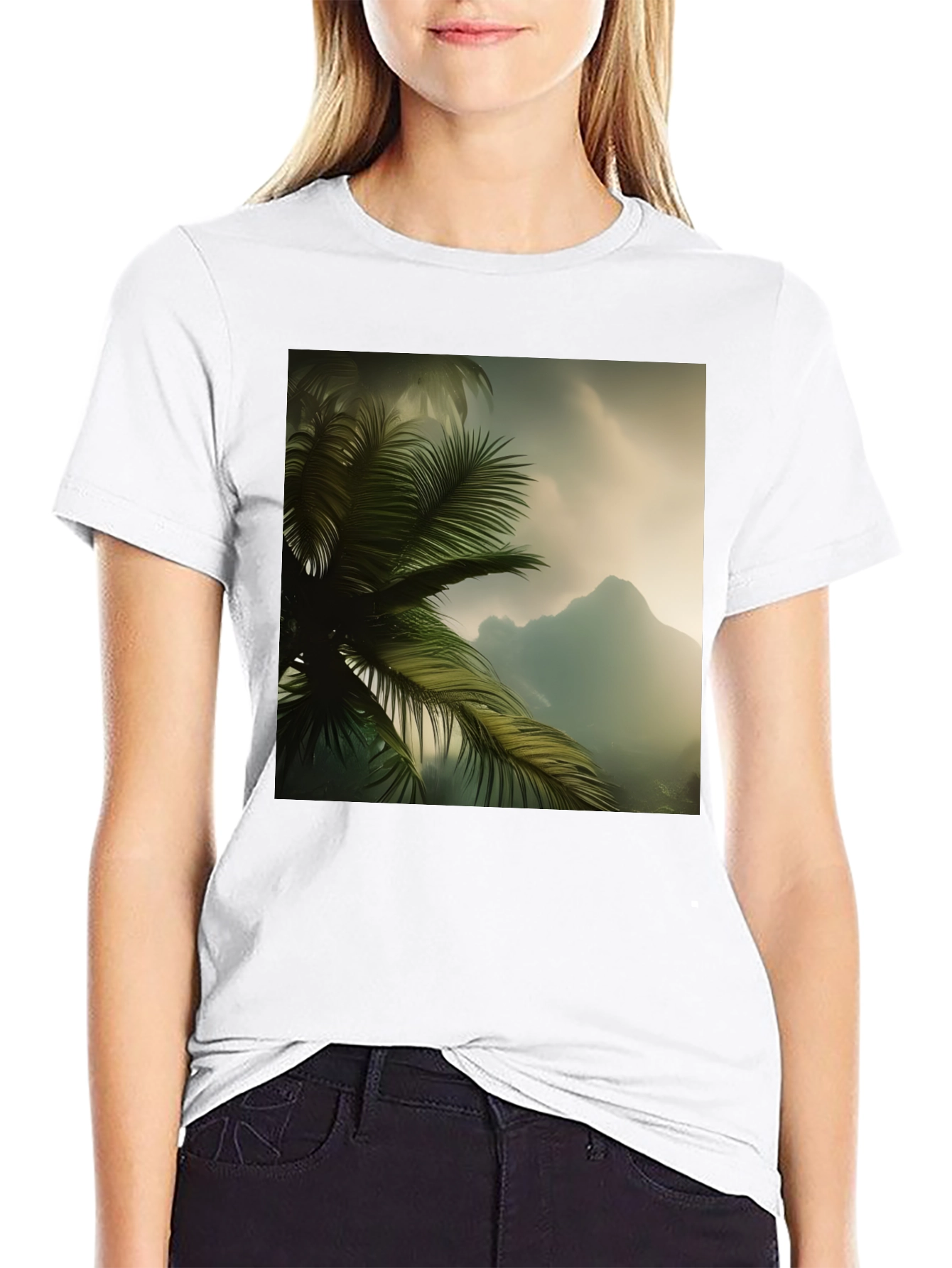Tropical Palm Tee - Island Vibes T-Shirt