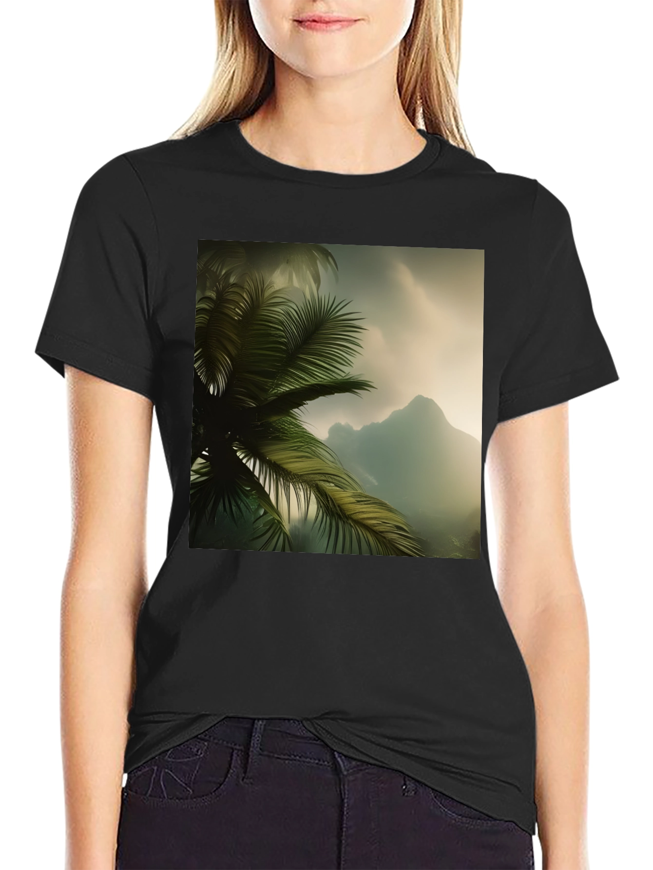 Tropical Palm Tee - Island Vibes T-Shirt