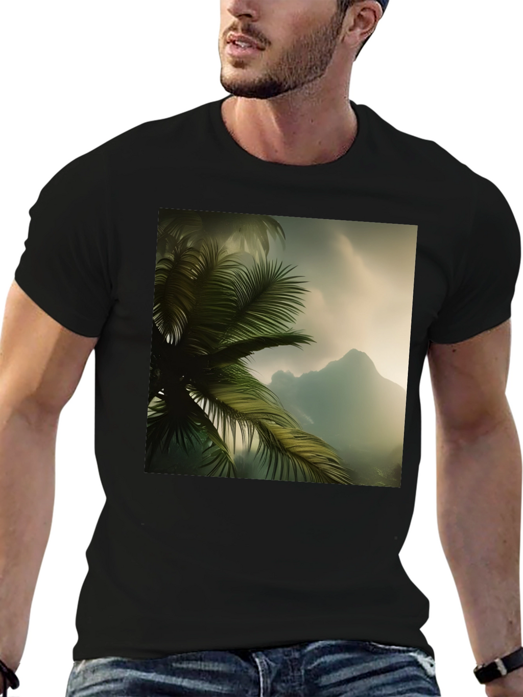 Tropical Palm Tee - Island Vibes T-Shirt