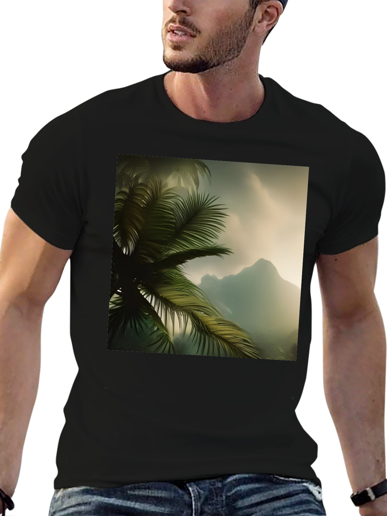 Tropical Palm Tee - Island Vibes T-Shirt