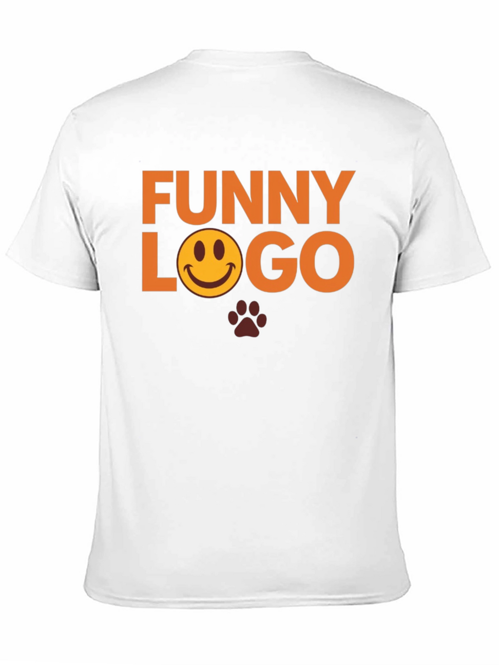 Funny Logo Graphic Tee - Black Casual T-Shirt