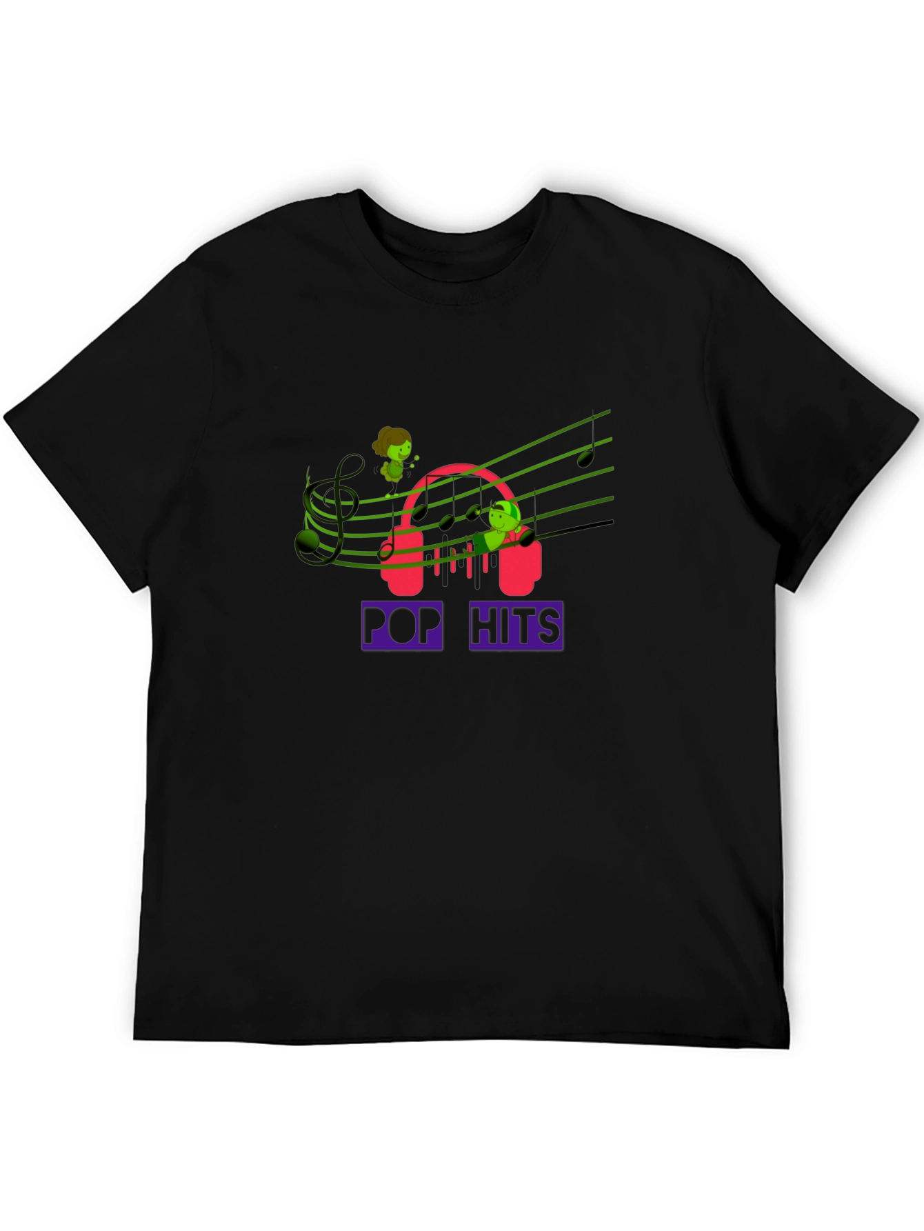 Pop Hits Graphic T-Shirt - Trendy Music Lover Tee