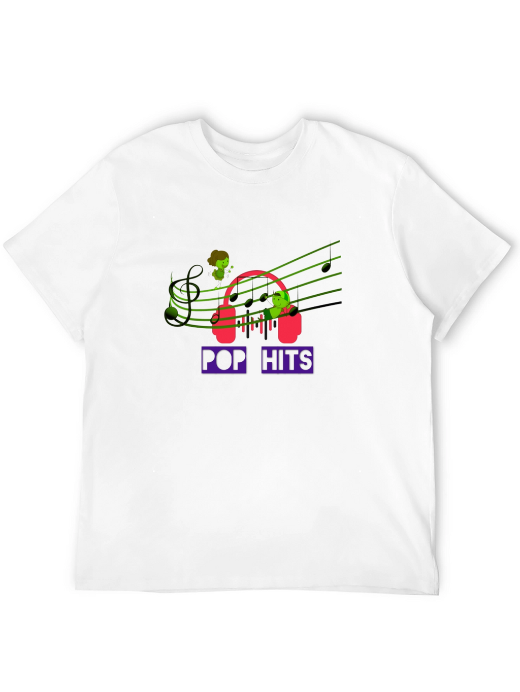 Pop Hits Graphic T-Shirt - Trendy Music Lover Tee