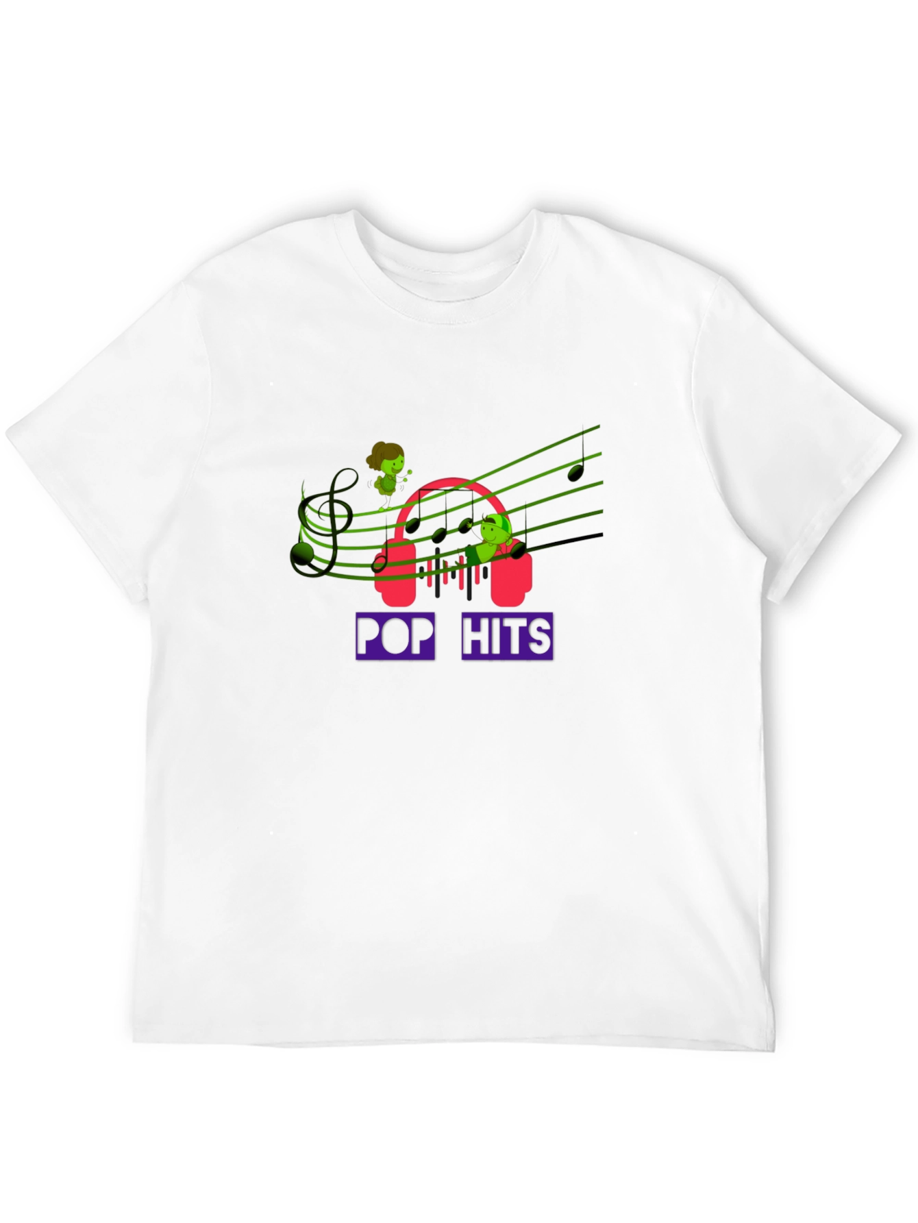 Pop Hits Graphic T-Shirt - Trendy Music Lover Tee