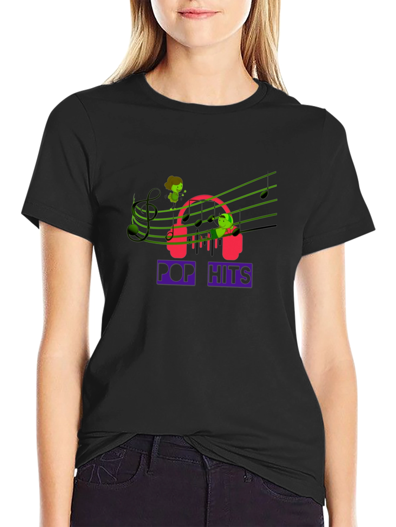Pop Hits Graphic T-Shirt - Trendy Music Lover Tee