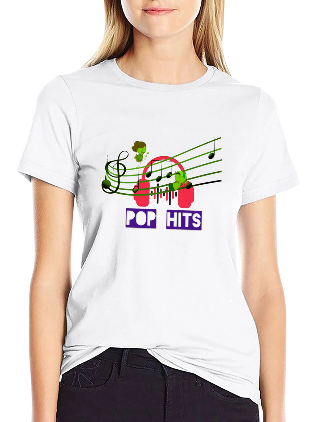 Pop Hits Graphic T-Shirt - Trendy Music Lover Tee