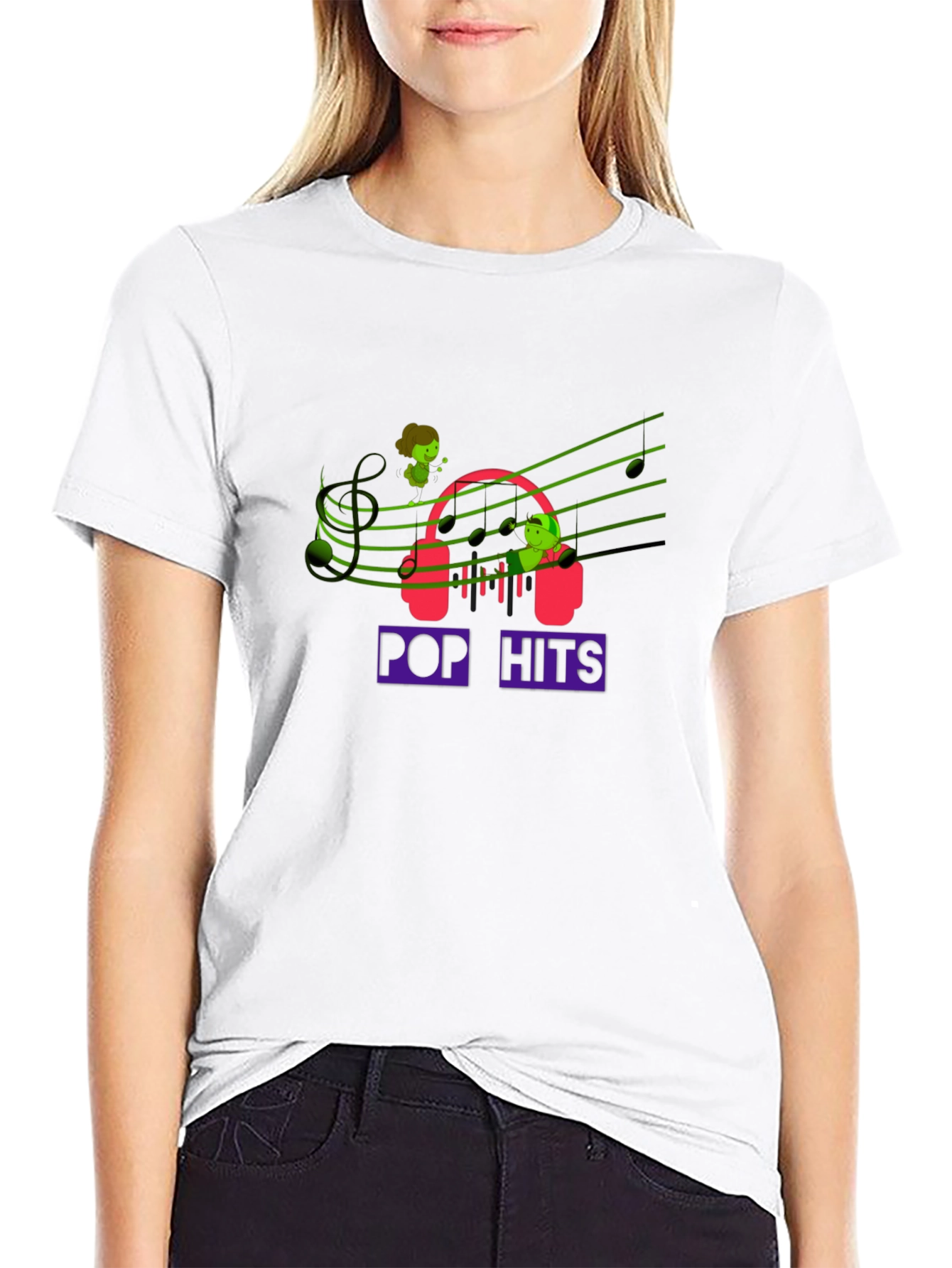 Pop Hits Graphic T-Shirt - Trendy Music Lover Tee