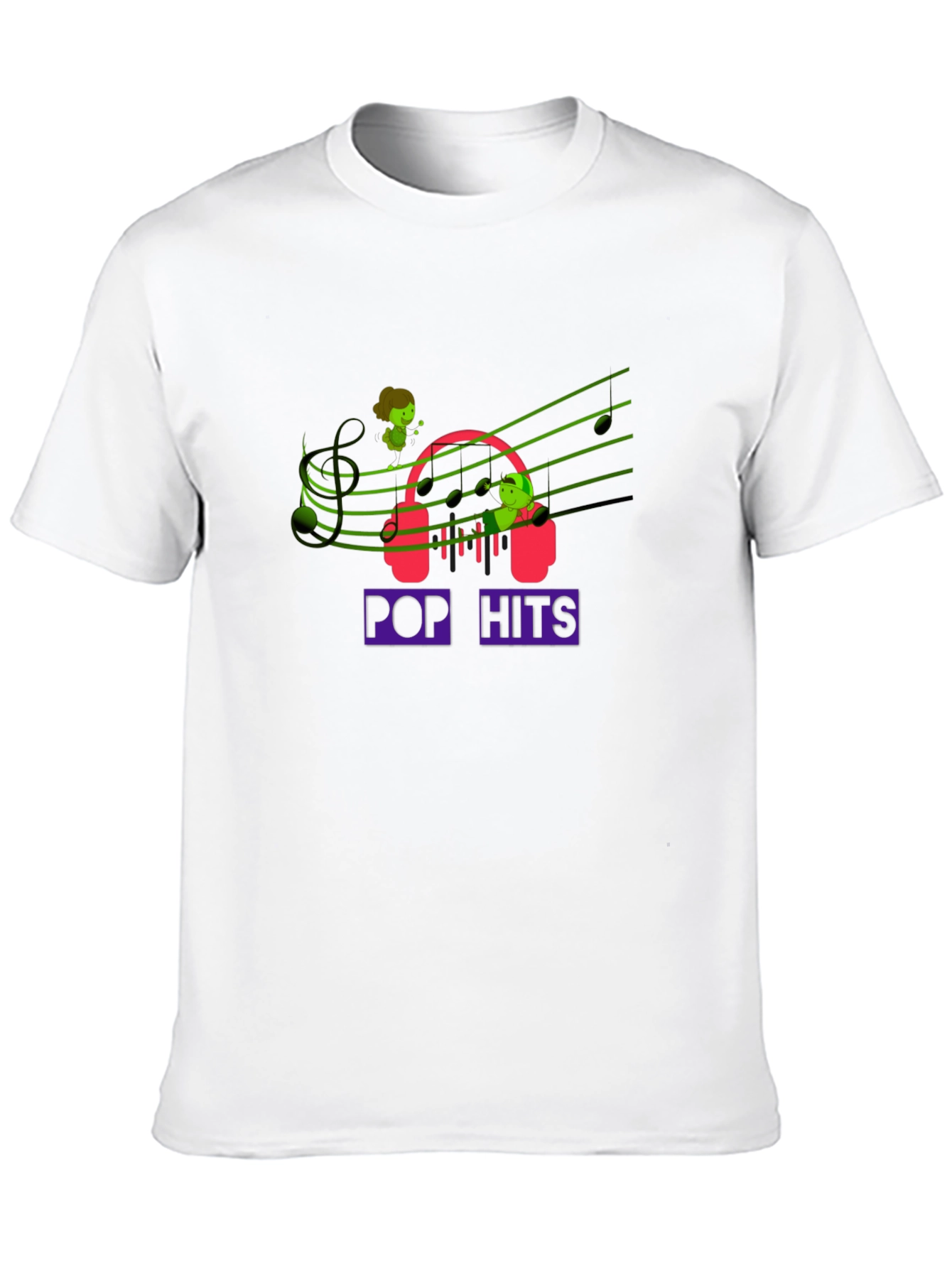 Pop Hits Graphic T-Shirt - Trendy Music Lover Tee